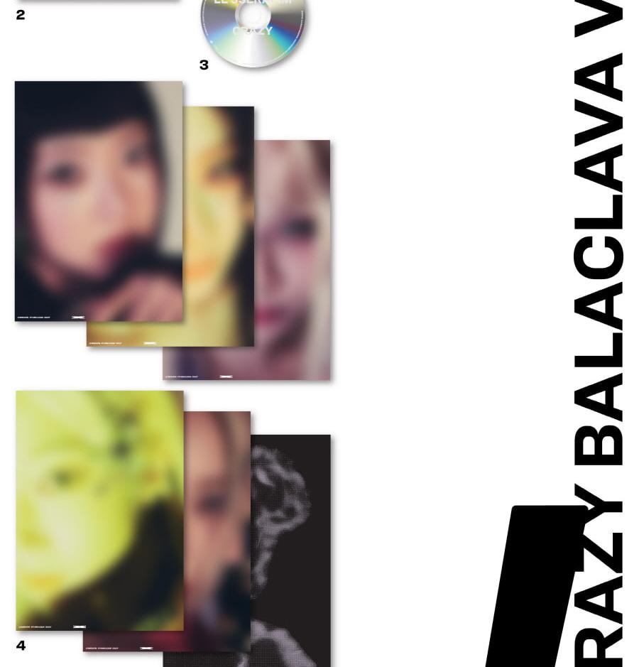 (BALACLAVA Ver.) LE SSERAFIM [CRAZY] 4th Mini Album