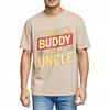 Fashion Summer Boys T Shirt Theres No Buddy Like My Uncle Short Sleeve Comfortable Oneck Tees Hiphop Cheap Tshirt Bigger Size