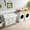 Bathroom Laundry Basket Removable Clothes Hampers Household With Wheels Storage Baskets Multifunction Dirty Fabric Organizers