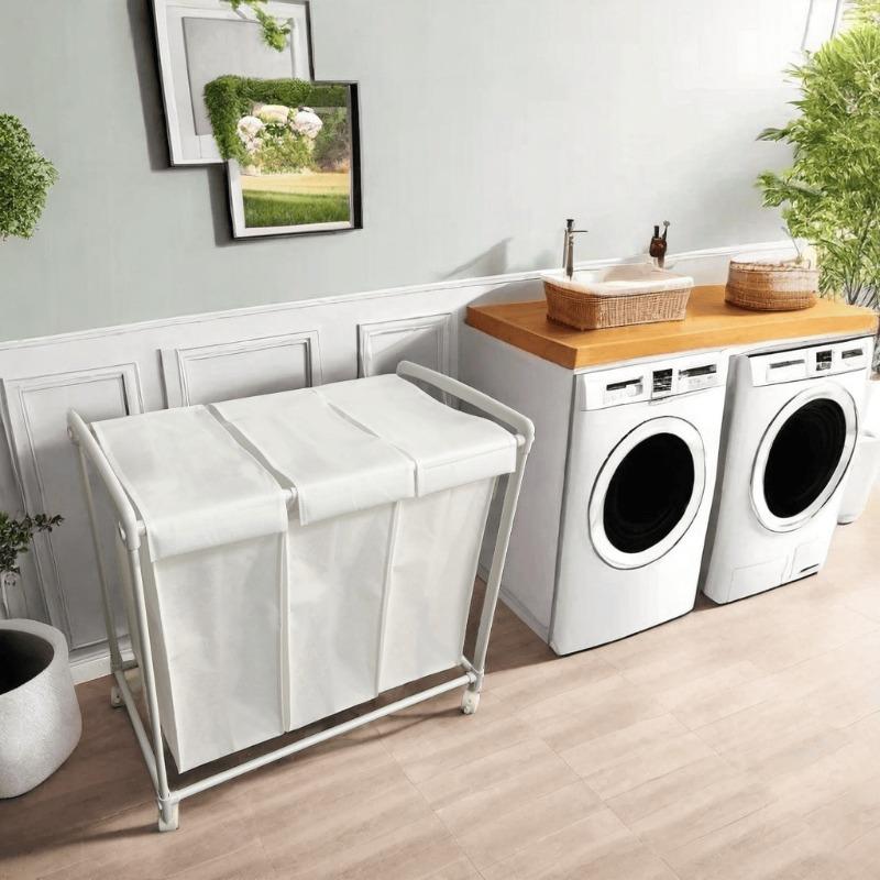 Bathroom Laundry Basket Removable Clothes Hampers Household With Wheels Storage Baskets Multifunction Dirty Fabric Organizers