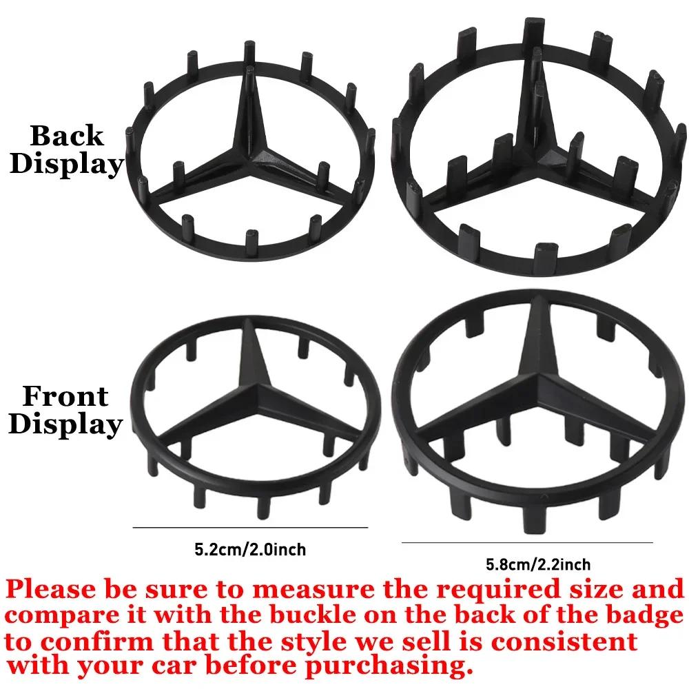 C200 E200  New For Mercedes Benz Car Steering Wheel Badge Replacement Sticker for Mercedes Benz AMG A B R G Class GLK GLA CLA GL