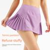 Sportrock für Mädchen, schnelltrocknend: Zwei-in-Eins Tennis- und Badminton-Skort
