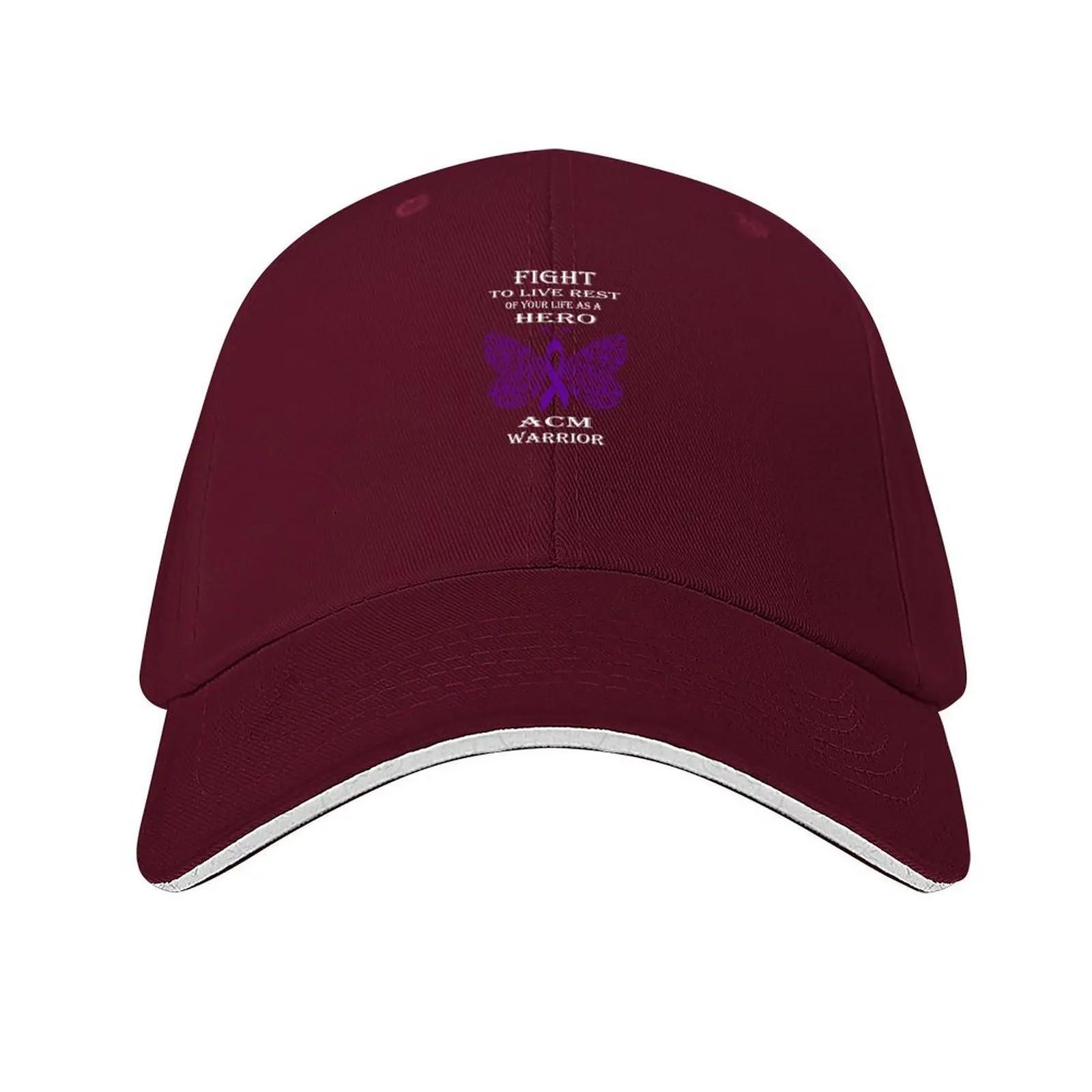 Arnold Chiari Malformation ACM Awareness Survivor Warrior Fight T shirt Baseball Cap luxury caps Hat Unisex Hats For Women Unisex s