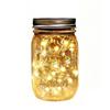 30LED Solar Fairy Lights Solar Charging Hanging Outdoor Lights Mason Jar Lid Lights  Porch Patio