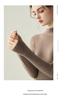 Women's Seamless 100% Wool Slim Fit Long-Sleeve Knitwear, Half-High Neck Base Layer - 2026 Style.