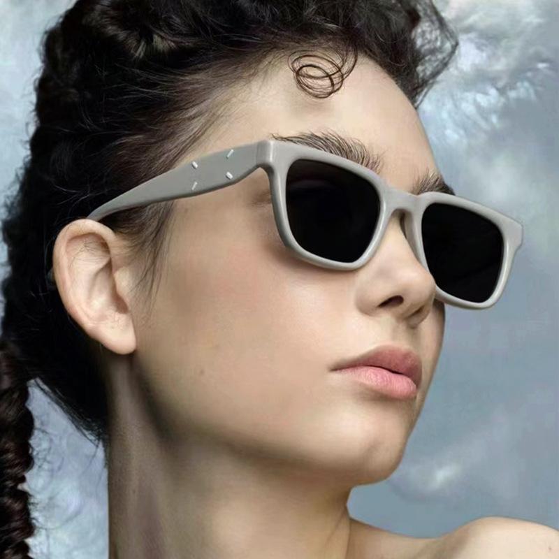 Korean Style Women Sunglasses Square Shape Stylish Anti-reflective Women's Glasses Driving Hiking Men Sun Glass