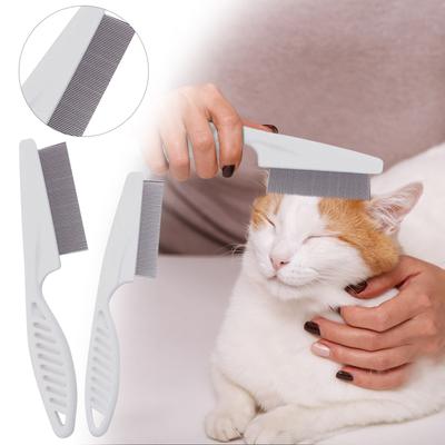 Flea Comb Multifunctional Hair Comb Flea And Tear Stain Removal Flea Comb For Dogs Dematting Fine Comb Grooming Comb