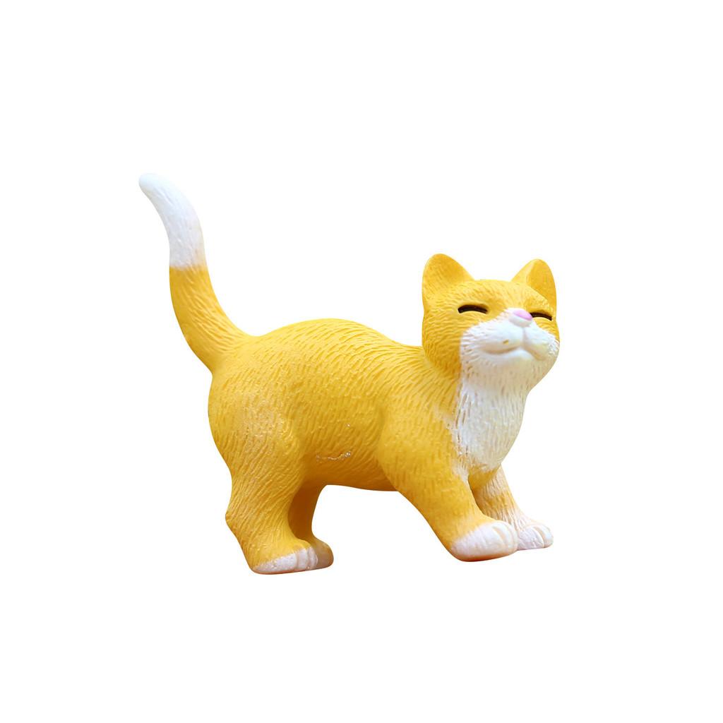 Katzen Plüschtier Set Mit Pvc Material Niedliches Realistisches Design Für Sammler Und Kinder