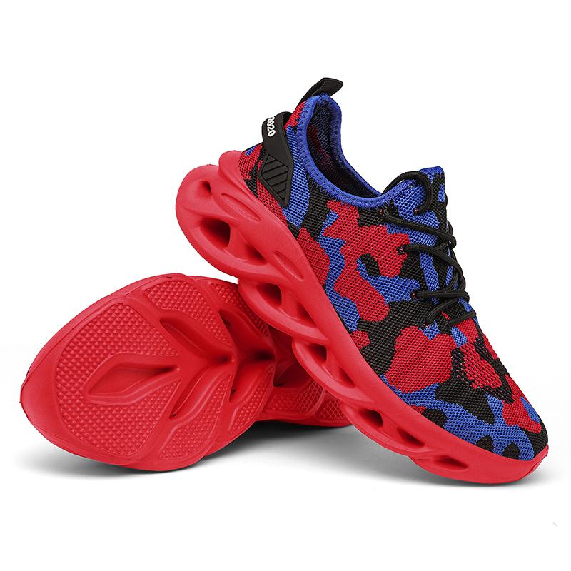 

Повітропроникне чоловіче повсякденне взуття. Легке чоловіче взуття для прогулянок на відкритому повітрі. Чоловічі кросівки, що не ковзають. Чоловічі кросівки. Вулканізоване взуття. 39 червоний