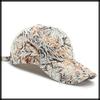 Retro Pattern Stylish CZA323 [White Fang] Cap, Design, Casual, Stylish, Sports, Men's, Women's, (Black)