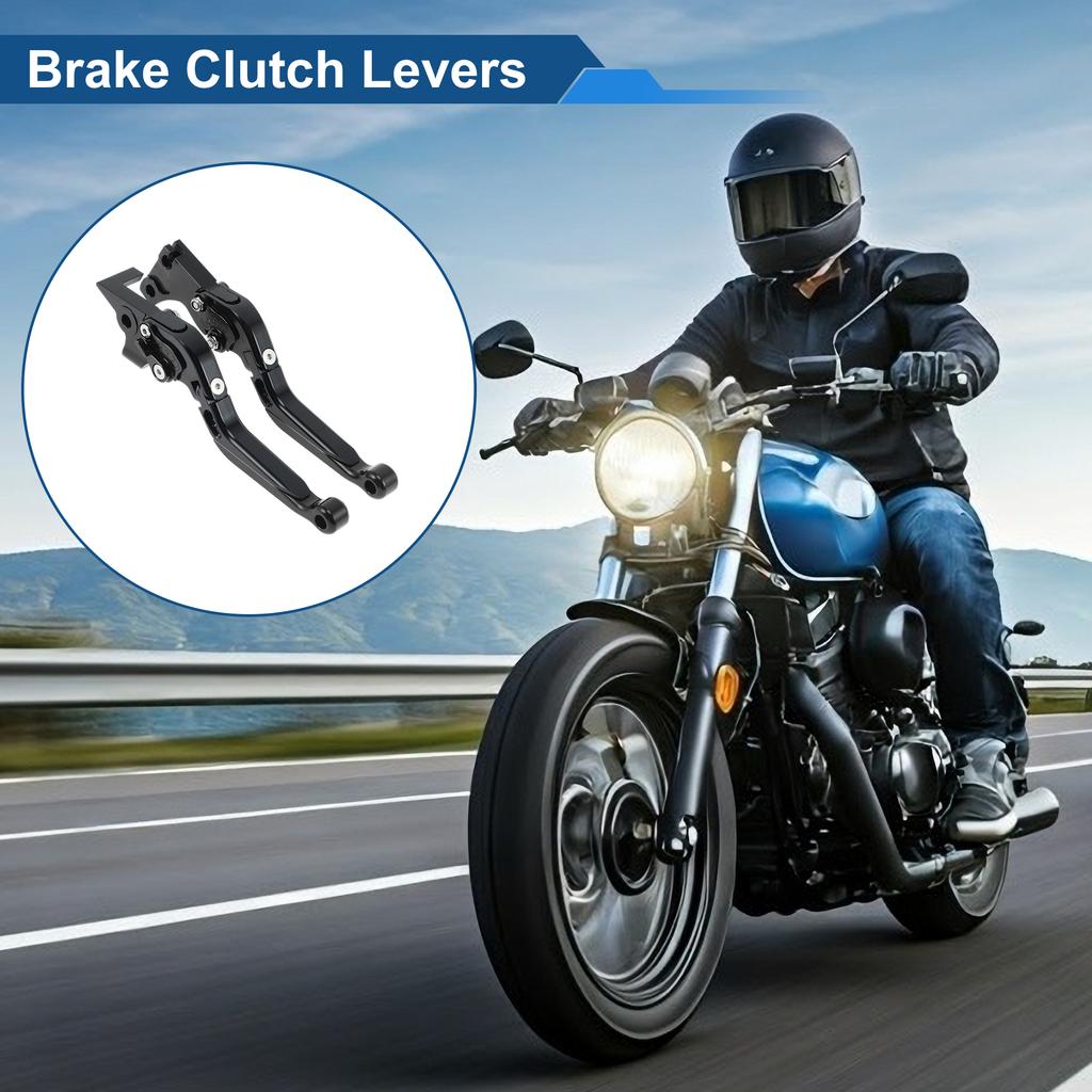 Motoforti  Short/Long Brake Clutch Levers for BMW 6 Position Adjustable Motorcycle Handlebar Brake Lever Aluminum Alloy Solid
