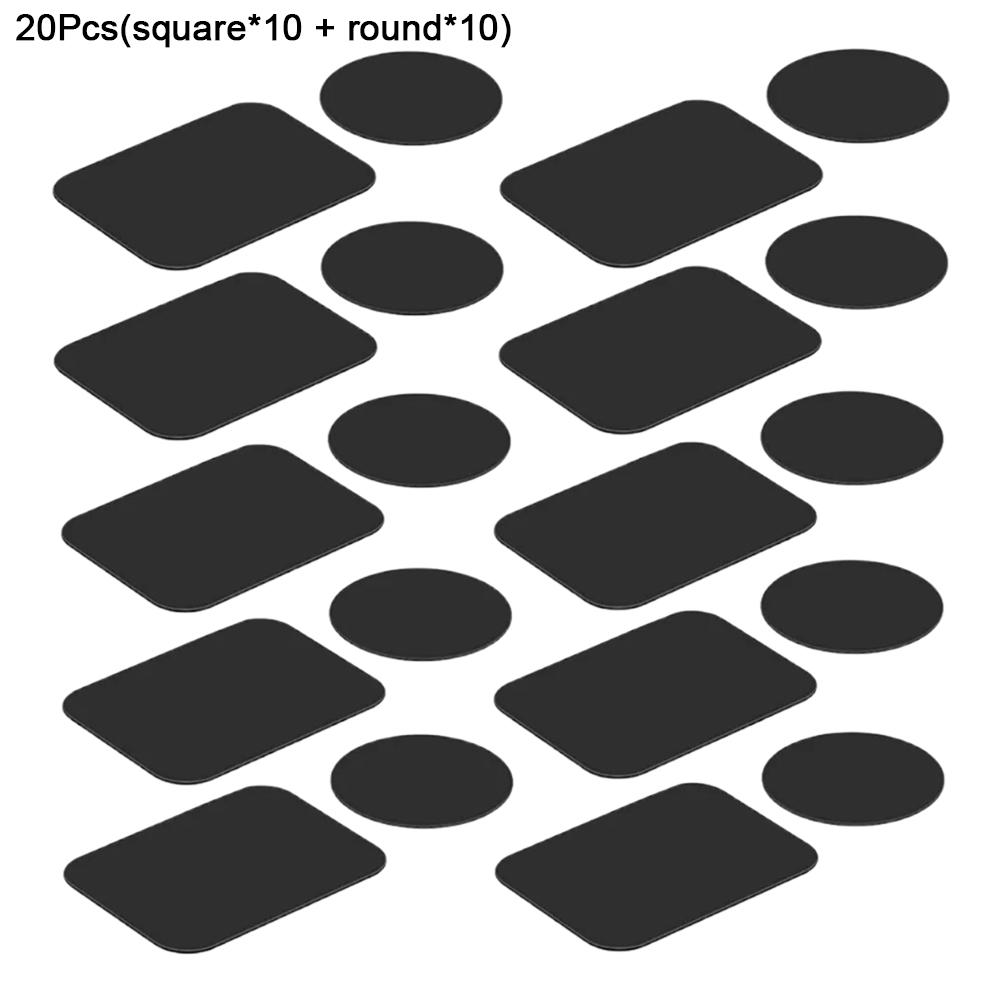 

20 шт. черный свинцовый лист железо не царапает магнитный пластырь магнитная поддержка квадратный железный лист автомобильный магнитный держатель аксессуары