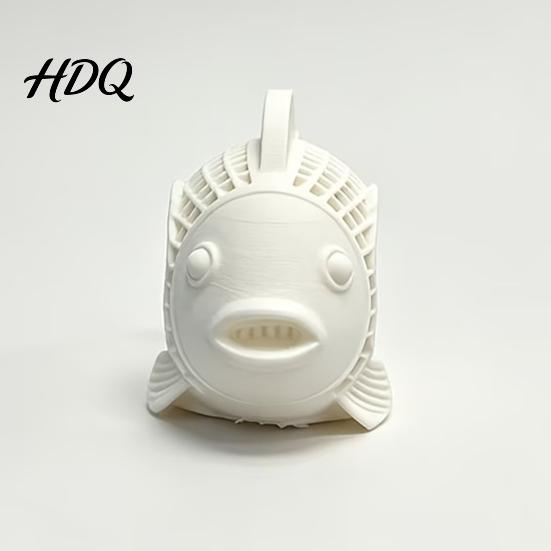 Aquarium Safe Cave 3D Printed Hollow Fish Shape Hideout Decor Breeding Tank Shelter Cave Betta Shrimp Ornament Decor for Landscape Snails
