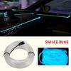 5M Car Interior Led Decorative Lamp EL Wiring Neon Strip Cold Light Wire For Auto DIY Flexible Ambient Light USB Atmosphere Lamp