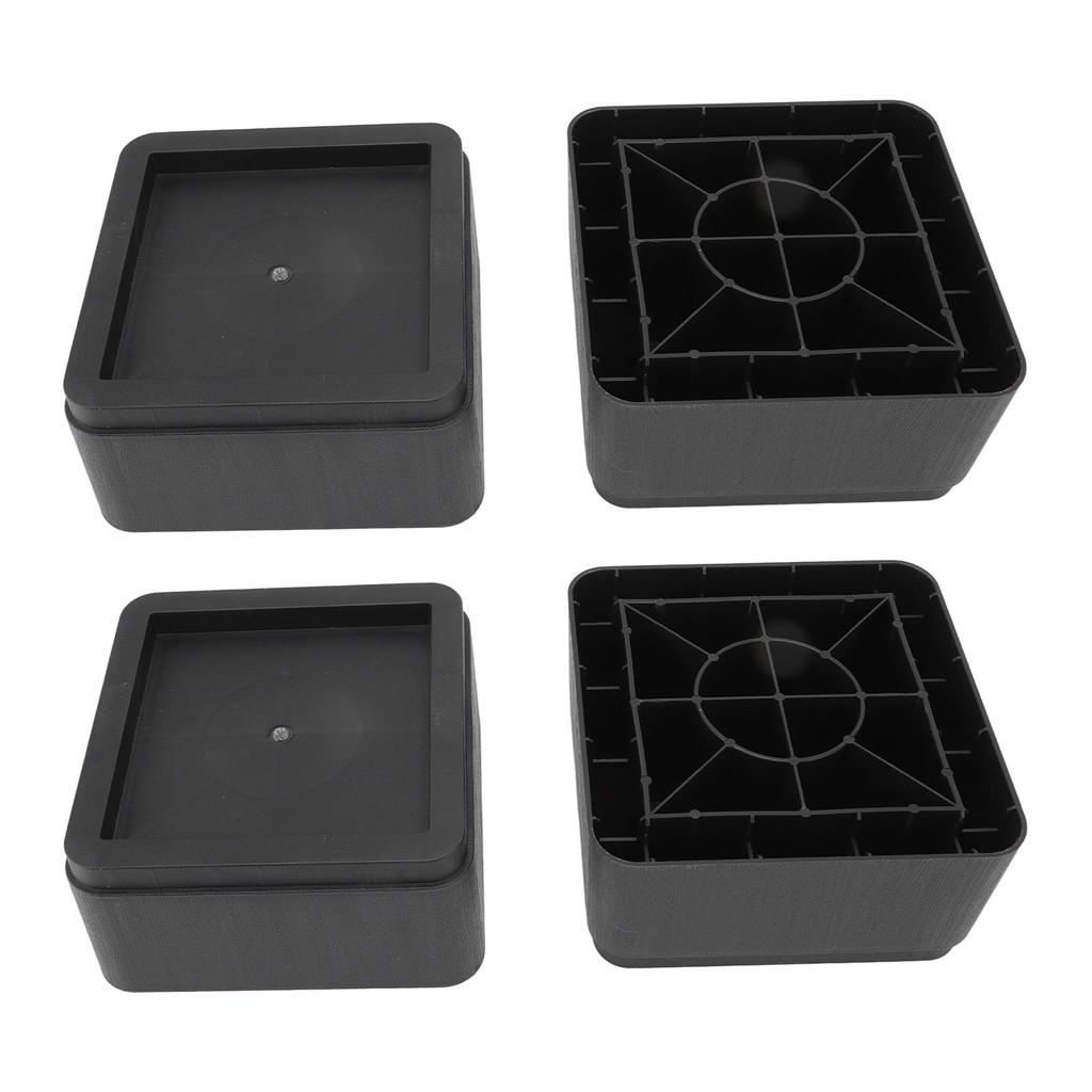 4-piece furniture riser,   plastic riser pads, furniture riser by 2 inches for sofa, bed, table, robust and   design for home and