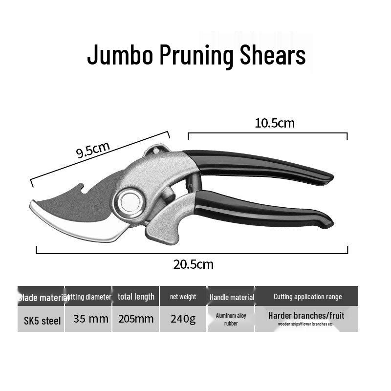 Stainless Steel Pruning Shears for Gardening and Floral Use