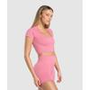 Gymshark Corset Seamless Crop Top Sunset Pink B3c4w Kcll