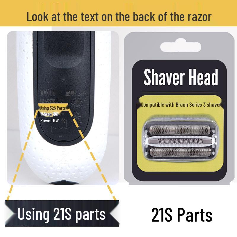 Braun Series 3 Golarka Elektryczna Folia i Głowica Tnąca 32B 32S 21B 21S