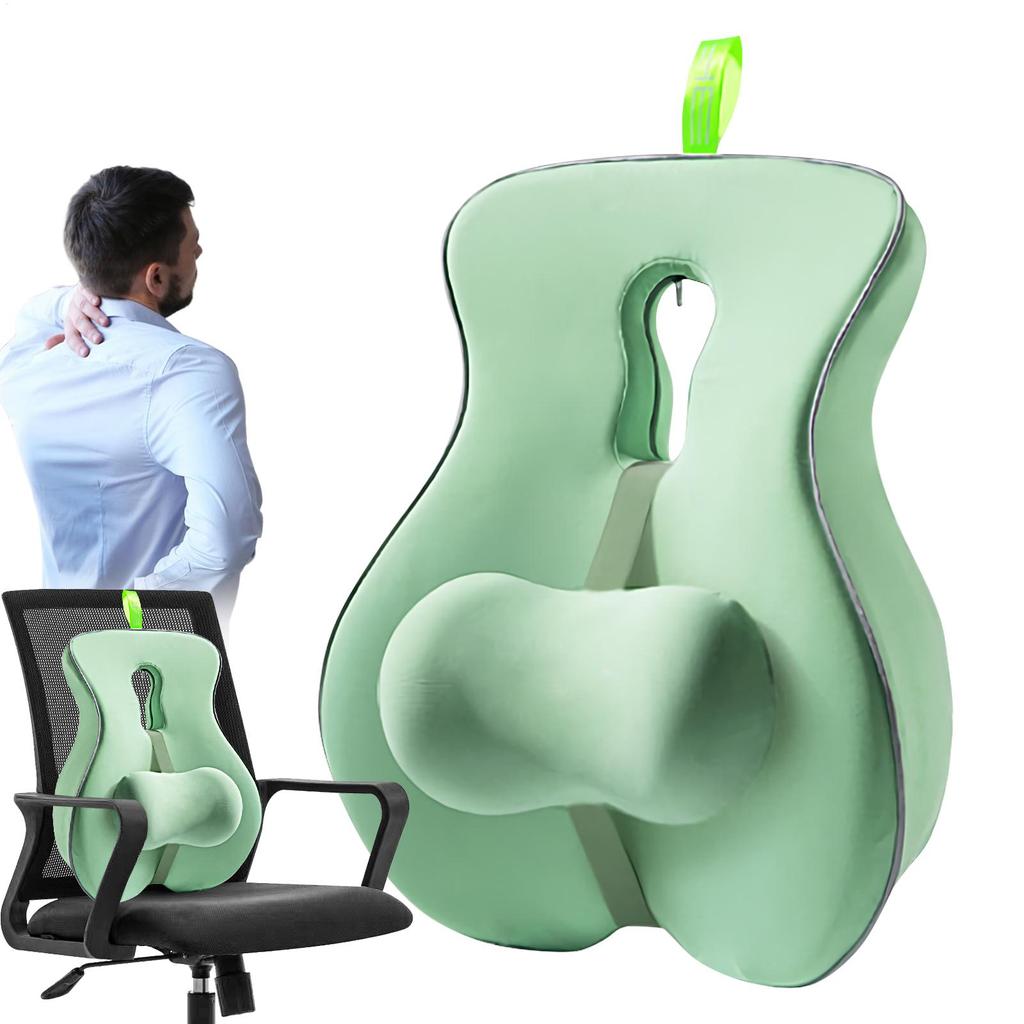 Lumbar Support Pillow Lower Back Pillow Chair Cushion Ergonomic Pad Memory Foam Backrest For Couch Bed Car Chair Home Elderly