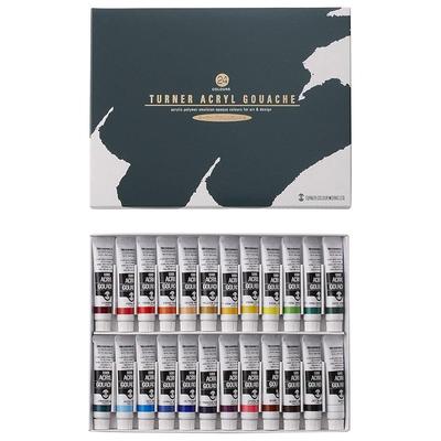Turner Color Acrylic Gouache 24-Color School Set AG24C 11ml