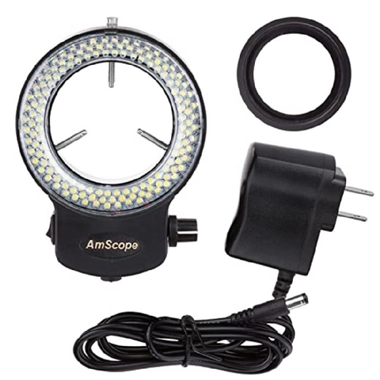Adjustable Ring Light Illuminator Lamps EU-/US Plug 2.4in Mounting Diameter