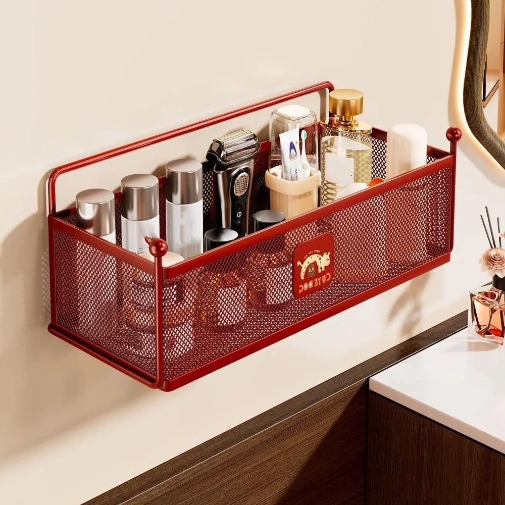 Moisture Resistance Faucet Storage Shelf Wall Mounted Kitchen Storage Rack Bathroom
