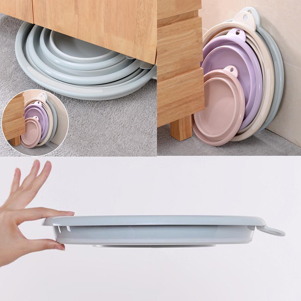 Foldable Bowl Strainer Bivouac Kitchen Sink Bowl, Portable BPA Collapsible Basin