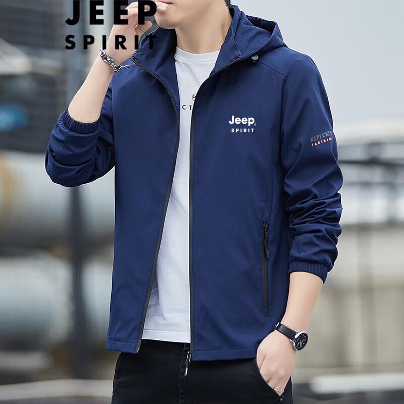 JEEP SPIRIT Men's Hooded Casual Jacket