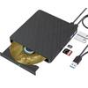 Multifunktionales externes DVD-Laufwerk USB 3.0 Typ-C LightScribe DVD-Brenner Tragbares CD DVD+/-RW Optisches Laufwerk mit SD/TF-Schnittstelle