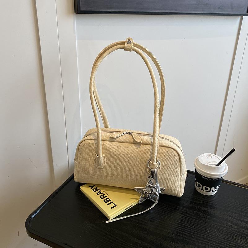 Summer new bag women's simple handbag fashion bowling bag versatile trend bag leisure bag
