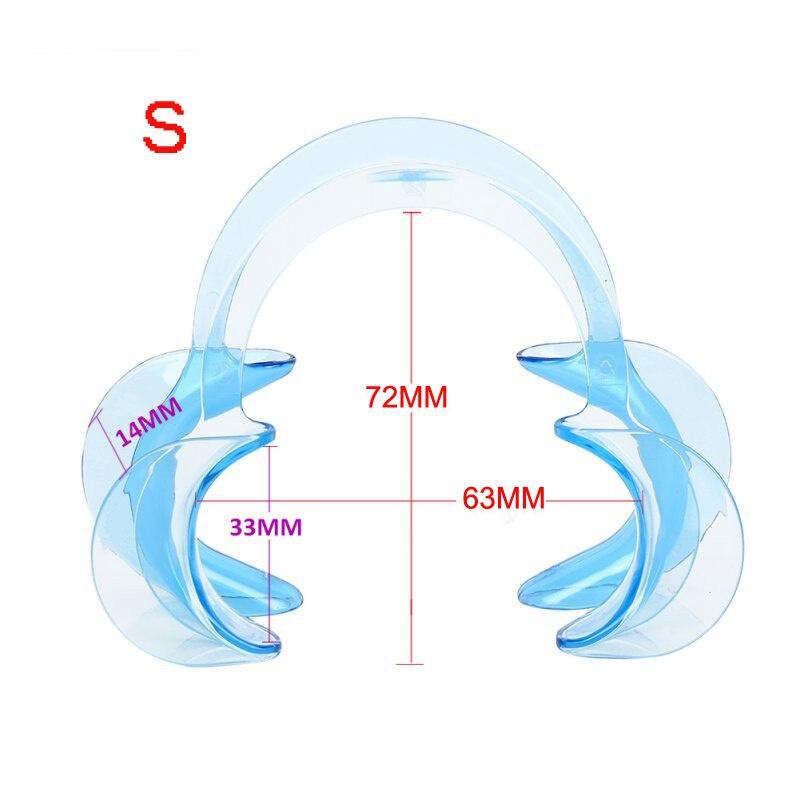 5ks /set Dental C –Shape Cheek Retractor Bělení zubů Otvírák úst Rozprašovač úst Otvírák rtů Zubař Ortodontický nástroj