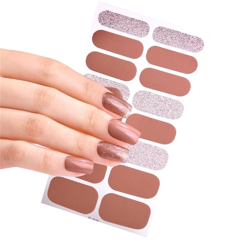 Semi Cure Nail Stickers for Beginner Women Girl