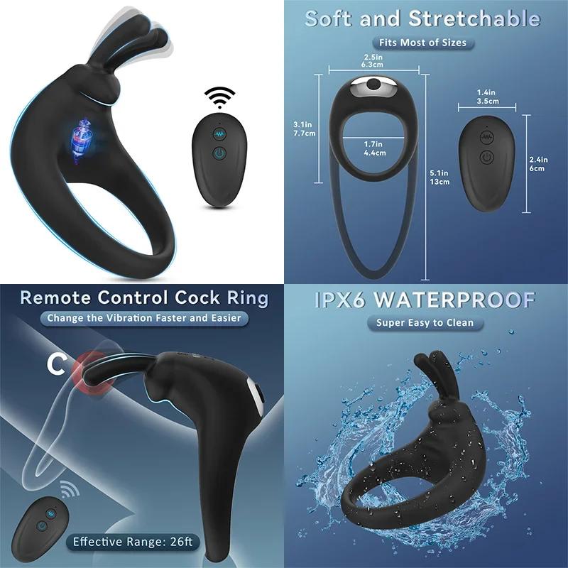 Pocket Pusssy Rings For Man Vibrating Magic Wand Sleeve For Penis Simulators Men Sexy Tools Ass Plug Adult Products God Toys