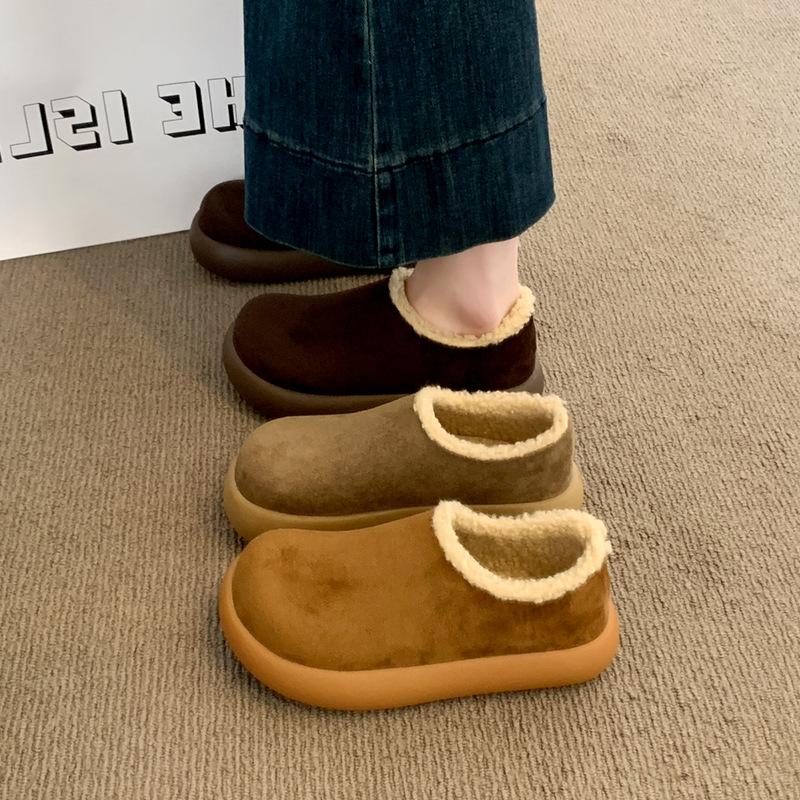 Women's Thick-soled Fashion Footsteps Winter Lightweight Warm Anti Cold Snow Boots Non-slip Casual Sneakers Cotton Boots