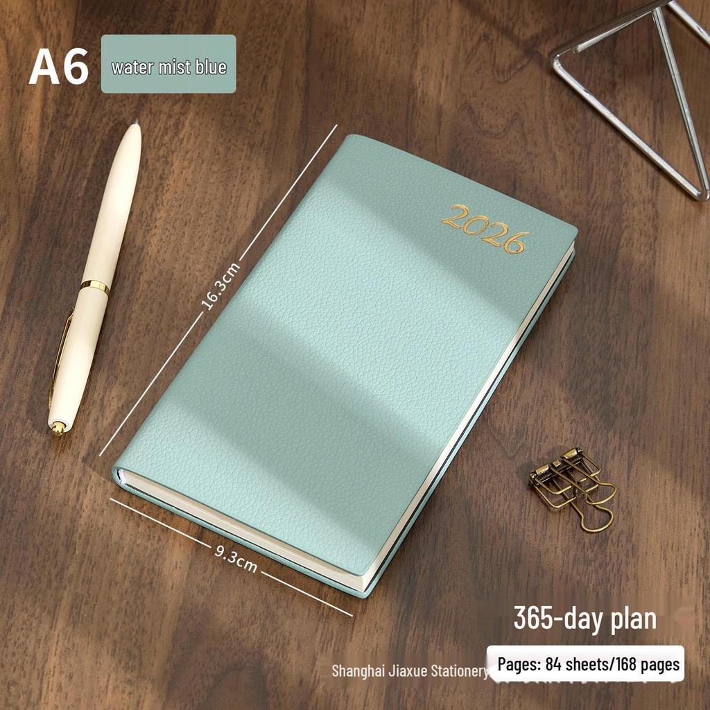 2026 A6 Daily Planner: Portable Diary for Work & Study