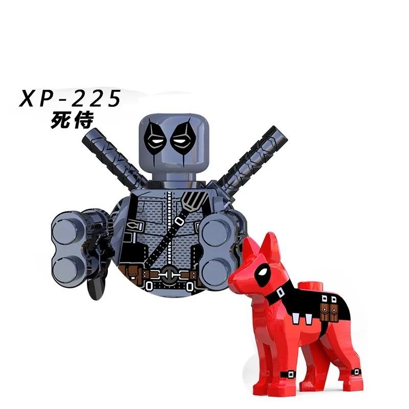 Ślepa Paczka Mini Klocki TV6205 Figurki Duży Goblin Spiderman Iron Man Venom Kapitan Hawk Deadpool Pancerz Boże Narodzenie Prezent Zabawka