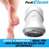 PediClean Electric Callus Remover Callus Rasp Rechargeable White