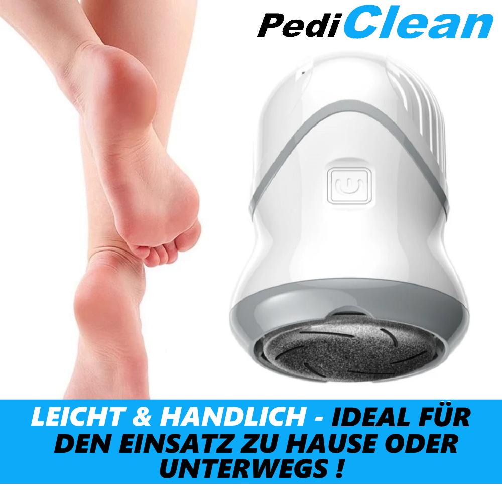 PediClean Electric Callus Remover Callus Rasp Rechargeable White