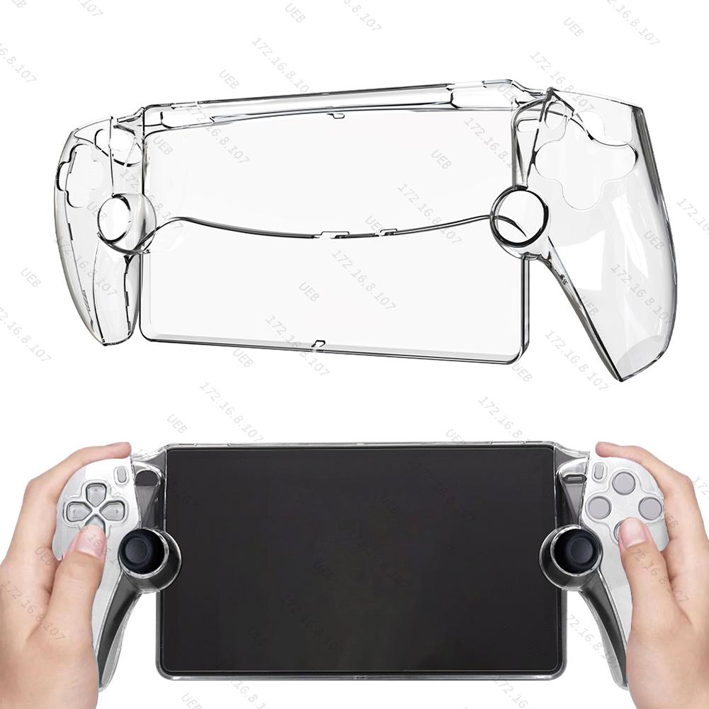 For PS5 Portal Transparent Protector Case With Tempered Glass Film Storage Hand Bag With Screen Protector For PlayStation Portal