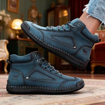 Damen Nude Stiefel High Top Retro Anti-Rutsch Arbeitsschuhe Outdoor Schuhe Weich Homme Klassische Knöchel Rutschfeste Ballerinas Mokassin Sneaker