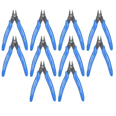 10 Stück Seitenschneider Komfortgriff Automatische Rückstellfunktion Seitenschneider zum Beschneiden