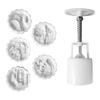 Creative Kitchen Mooncake Molding Set Delicate Patterned Delight Treat Crafting Molds Manual Mooncakes Press Embosser