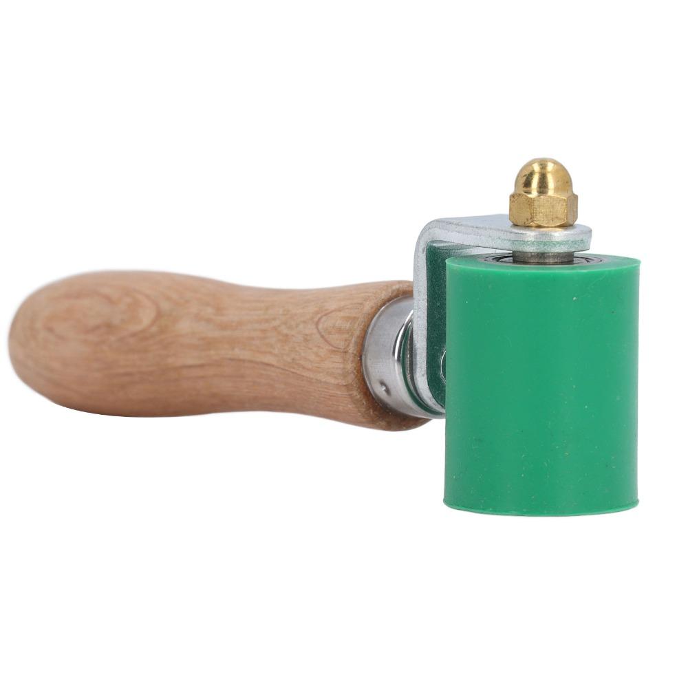 Beech Handle Silicone Seam Roller 40mm Width PVC Welding Roller  For Roofing Welding