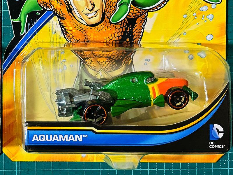 Hot Wheels MAN OF STEEL AQUAMAN of DC / (Man Steel, Aquaman, Comics, Superman)