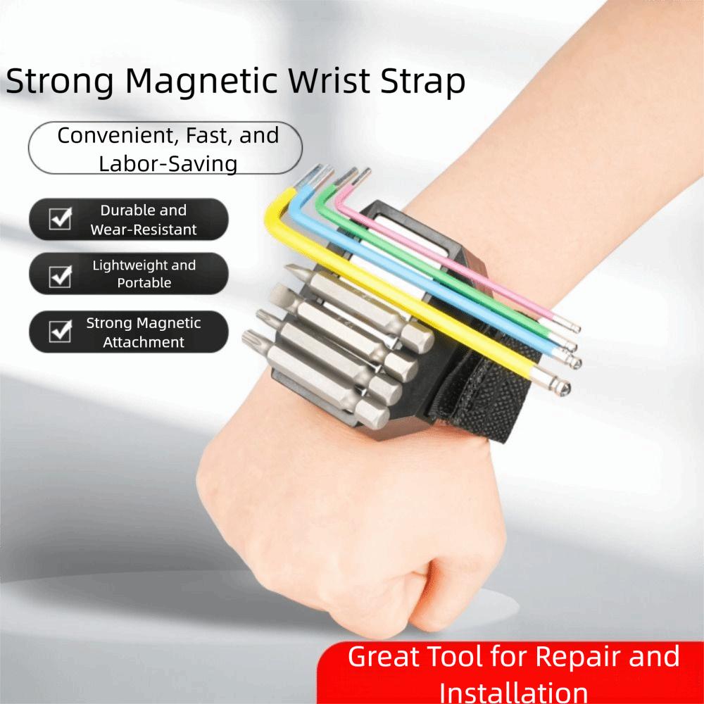 Strong Magnet Tool Holder Adjustable Strap Wrist Tool Band Magnetic Wristband  Hardware Tools
