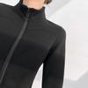 Lulu Lightweight Warm Air Layer Fleece Coat - Slim Fit, High Collar Zip Cardigan