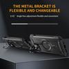 For iPhone 13 Case Compatible with MagSafe Metal Lens Frame Kickstand PC+TPU Mobile Cover