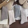 Wool Socks Children'S Medium Tube Socks Season Warm Solid Color Boneless Confinement Socks Fleece Thickened Cashmere Stacking Socks Women