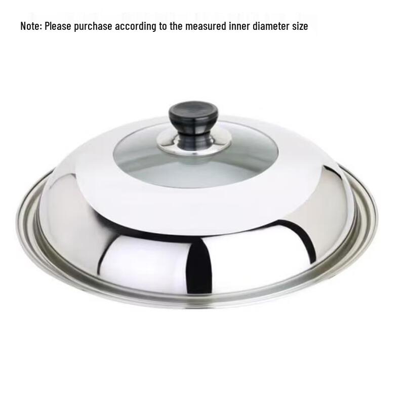 Universal Stainless Steel Visible Glass Pot Lid Pack of 5