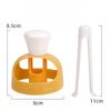 Large Doughnut Molds with Dipping Pliers Doughnut Plastic Hollow Bread Molds Pressing Molds Baking Tools